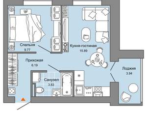 3-к квартира, вторичка, 82м2, 7/8 этаж