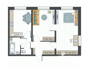 2-к квартира, вторичка, 60м2, 16/17 этаж