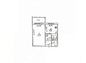 1-к квартира, вторичка, 37м2, 10/10 этаж