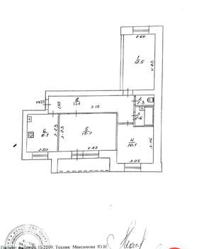 3-к квартира, вторичка, 63м2, 5/10 этаж