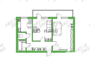 2-к квартира, вторичка, 53м2, 5/5 этаж