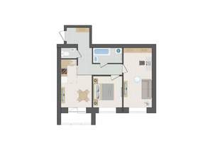 3-к квартира, вторичка, 56м2, 2/9 этаж