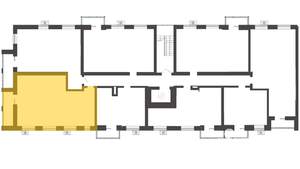 2-к квартира, вторичка, 67м2, 5/9 этаж