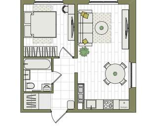 2-к квартира, вторичка, 39м2, 10/17 этаж