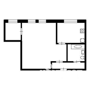 2-к квартира, вторичка, 38м2, 2/5 этаж