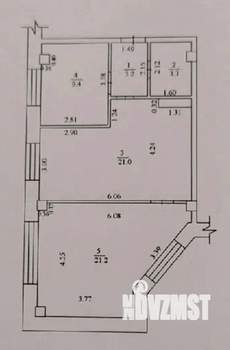 2-к квартира, вторичка, 59м2, 2/3 этаж