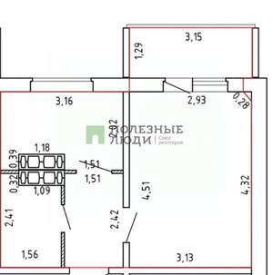 1-к квартира, вторичка, 31м2, 15/18 этаж