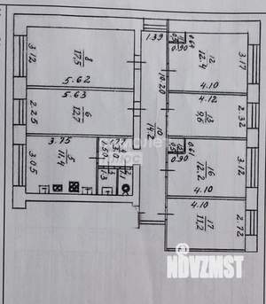 6-к квартира, вторичка, 108м2, 3/5 этаж