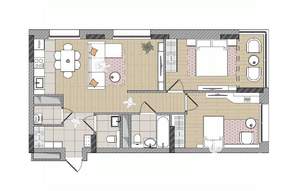 3-к квартира, вторичка, 73м2, 4/17 этаж
