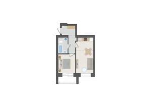 2-к квартира, вторичка, 40м2, 7/9 этаж