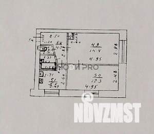 2-к квартира, вторичка, 40м2, 1/5 этаж