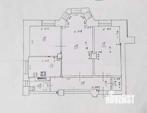 3-к квартира, вторичка, 62м2, 1/2 этаж