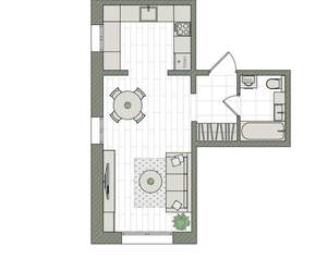 Студия квартира, вторичка, 32м2, 2/16 этаж