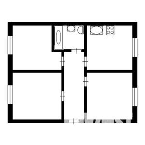 3-к квартира, вторичка, 66м2, 4/9 этаж