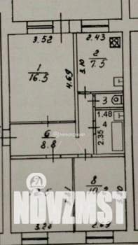3-к квартира, вторичка, 64м2, 5/5 этаж