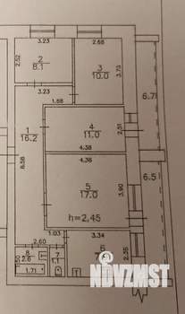 4-к квартира, вторичка, 78м2, 4/10 этаж