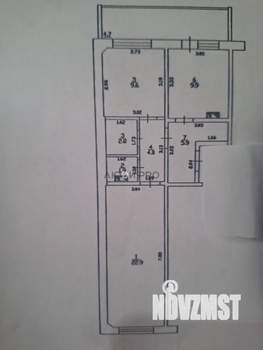 2-к квартира, вторичка, 57м2, 4/9 этаж