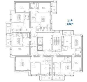 2-к квартира, вторичка, 64м2, 12/12 этаж