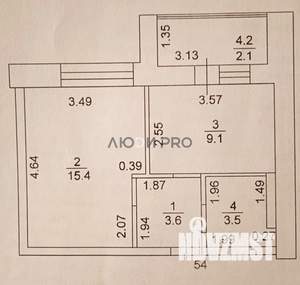 1-к квартира, вторичка, 32м2, 10/10 этаж