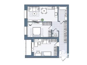 3-к квартира, вторичка, 75м2, 1/7 этаж