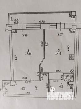 2-к квартира, вторичка, 46м2, 9/10 этаж