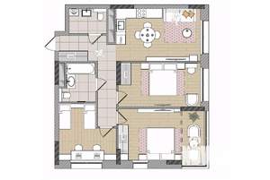 3-к квартира, вторичка, 80м2, 2/17 этаж