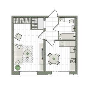 1-к квартира, вторичка, 34м2, 2/16 этаж