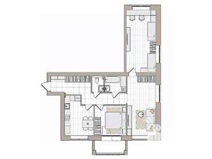 3-к квартира, вторичка, 84м2, 2/6 этаж