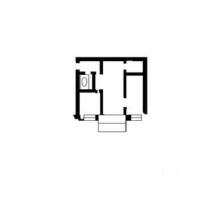 2-к квартира, вторичка, 44м2, 3/3 этаж