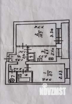 2-к квартира, вторичка, 45м2, 3/9 этаж