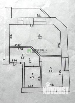 1-к квартира, вторичка, 37м2, 9/10 этаж
