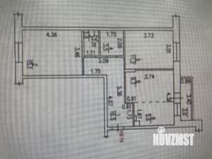 2-к квартира, вторичка, 59м2, 4/8 этаж