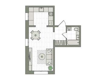 Студия квартира, вторичка, 32м2, 2/16 этаж