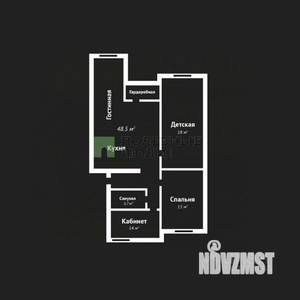 3-к квартира, вторичка, 110м2, 4/4 этаж