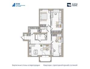 4-к квартира, вторичка, 110м2, 6/6 этаж