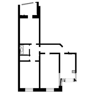 3-к квартира, вторичка, 73м2, 5/5 этаж