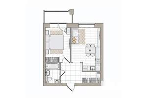 2-к квартира, вторичка, 45м2, 6/7 этаж