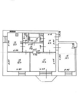 3-к квартира, вторичка, 66м2, 4/4 этаж