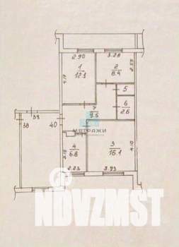 3-к квартира, вторичка, 60м2, 5/6 этаж
