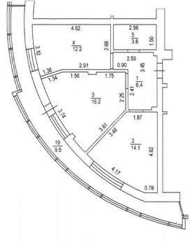2-к квартира, вторичка, 63м2, 5/17 этаж