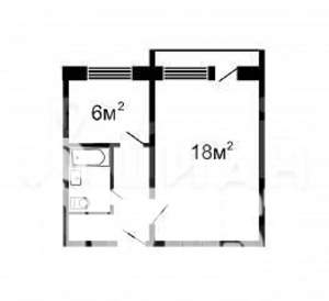 1-к квартира, вторичка, 35м2, 2/9 этаж