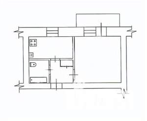 1-к квартира, вторичка, 23м2, 5/5 этаж