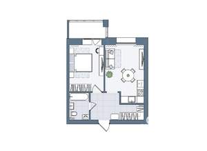 2-к квартира, вторичка, 45м2, 6/7 этаж