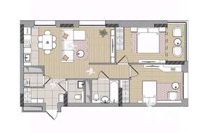 3-к квартира, вторичка, 73м2, 3/17 этаж