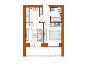 2-к квартира, вторичка, 40м2, 5/12 этаж