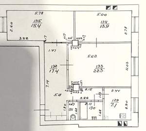 3-к квартира, вторичка, 81м2, 2/5 этаж