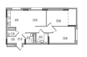 3-к квартира, вторичка, 73м2, 17/17 этаж