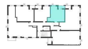 1-к квартира, вторичка, 40м2, 5/9 этаж