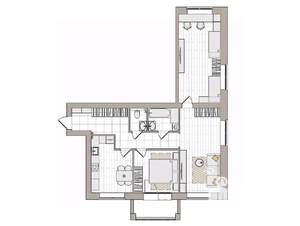 3-к квартира, вторичка, 84м2, 3/6 этаж