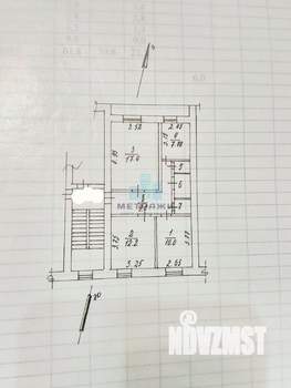 3-к квартира, вторичка, 62м2, 3/5 этаж